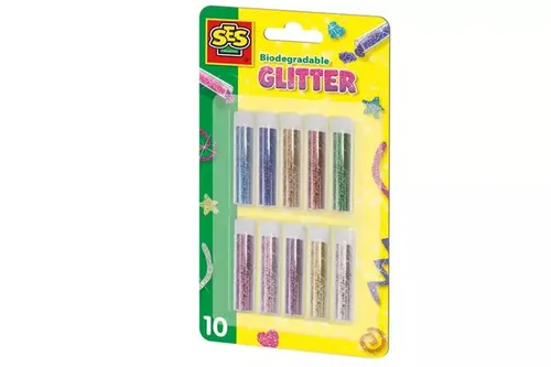 SES Brokat biodegradowalny 10 kolorów 00252 02527 SES Creative 8710341002527