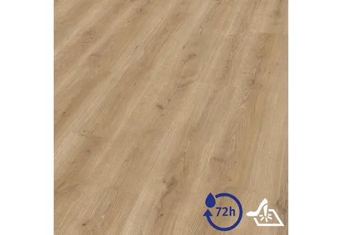 Vinylboden Messina Eiche natur Landhausdiele - stilvolle Bodenlösung - Vinylboden in Eiche natur, 1292 x 193 x 7,5 mm, wasserfest und pflegeleicht, ideal für jeden Wohnraum.