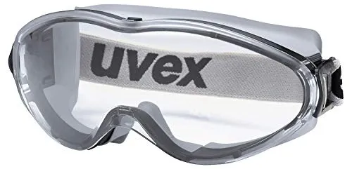 Uvex ultrasonic - Vollsichtbrille - als Überbrille geeignet - grau/schwarz