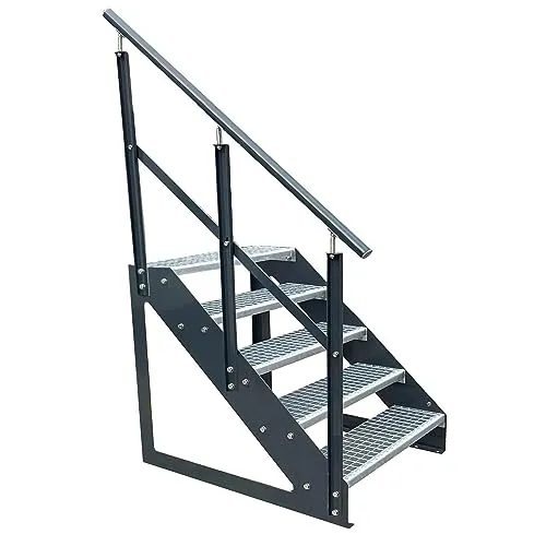 Kaminbau Mierzwa Premium Freistehende Treppe 5 Stufen