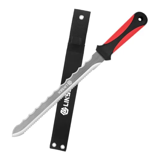Dämmstoffmesser Doppelschliff 280mm Stahlklinge für Styropor & Polystyrol