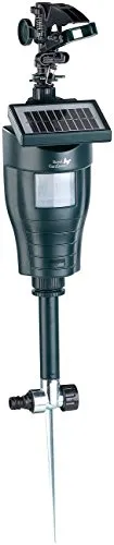 Royal Gardineer Reiherschreck: Solar-Wasserstrahl-Tierschreck mit PIR-Bewegungsmelder