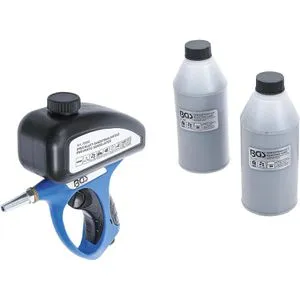 BGS-technic Sandstrahlpistole 70056 Set - Sandstrahlgerät mit 510ml Behälter, ideal zum Entfernen von Farbe und Rost. Leicht und handlich, perfekt für präzise Arbeiten.