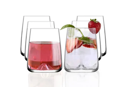LAV Terra Weinglas-Set, 6er-Set, 475ml - Elegantes Gläser-Set für Rot- und Weißwein, spülmaschinenfest und ideal zur Aromaentfaltung. Perfekt für festliche Anlässe oder den täglichen Genuss.
