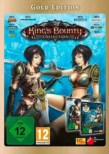 King's Bounty - Gold Edition - Strategie-Computerspiel für PC, enthält spannende Abenteuer und taktische Herausforderungen, ideal für Fans von Rollenspielen und Strategiespielen.