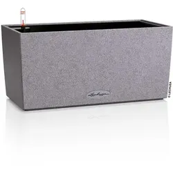 Lechuza BALCONERA Stone 40 Blumenkasten - Garten-Zubehör mit integriertem Wasserspeicher von 2,5 Litern für optimale Pflanzenbewässerung. Wetterfest und bruchsicher, ideal für Balkon und Terrasse.