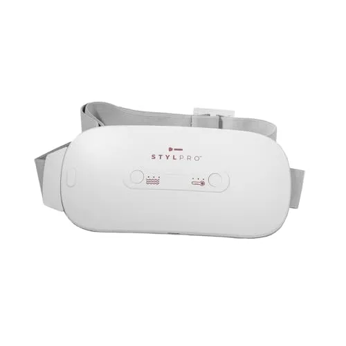 STYLPRO Toastie Tummy – Kabelloser Wärmegürtel für Periodenschmerzen - Wärmepads zur Behandlung von Schmerzen & Fieber, bietet schnelle Linderung durch Wärme- und Vibrationsmodi, ideal für Menstruations- und Rückenschmerzen, kabellos und wiederaufladbar für Komfort unterwegs.