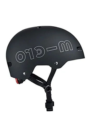 MICRO Helm schwarz - AC2096 (M (53-58cm)) - Fahrradhelm für Kinder, sicher und stylish mit verstellbarem Kinnriemen für optimalen Sitz