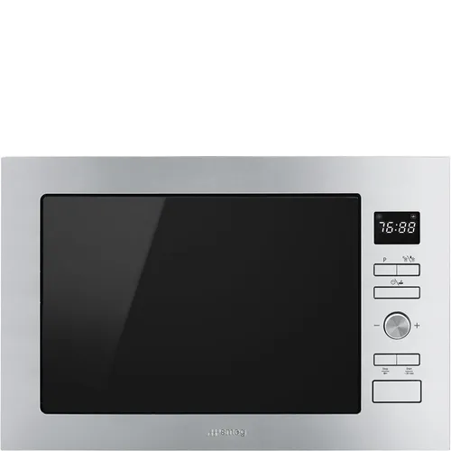 Smeg FMI425X Einbau-Kompakt-Mikrowelle Edelstahl 38 cm
