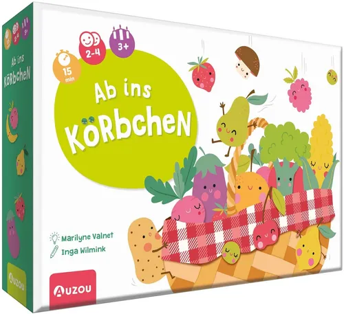 Auzou Spiel Ab ins Körbchen | ab 3 Jahren | 15 Minuten | 2 - 4 Personen