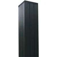 GartenLand Tor-Steckzaunpfosten Aluminium 239 cm Anthrazit mit 3 Nuten - Robuster GartenLand Tor-Steckzaunpfosten aus Aluminium, 239 cm hoch, ideal für alle WPC Steckzaunserien. Pflegeleicht und langlebig dank pulverbeschichteter Oberfläche in Anthrazit. Einfache Montage durch Einbetonierung.