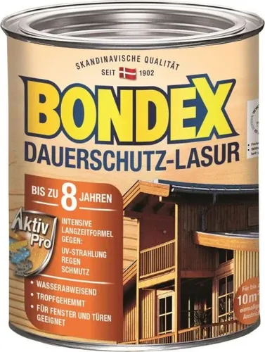 Bondex Dauerschutz Lasur 750 ml, oregon pine Holzlasur Schutzlasur Holzschutz