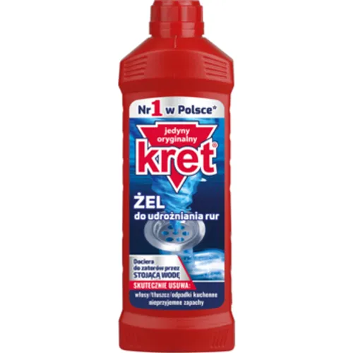 Żel do udrożniania rur 500g, KRET Dr. Miele Cosmed Group S.a 5900931007152