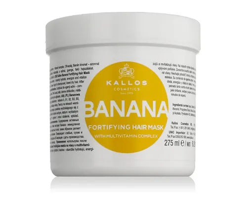 Kallos Cosmetics Haarmaske Banana