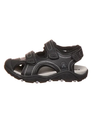 Kamik Halbsandalen für Kinder, Größe 35 - Wanderschuhe für Kinder - Kamik Halbsandalen in Schwarz mit rutschhemmender Laufsohle und praktischem Klettverschluss für sicheren Halt und Komfort beim Spielen und Entdecken.