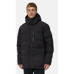 camel active Funktionsjacke mit verstellbarem Saum und Kapuze Langarm Kapuze Markenlabel blau 4XL (62)