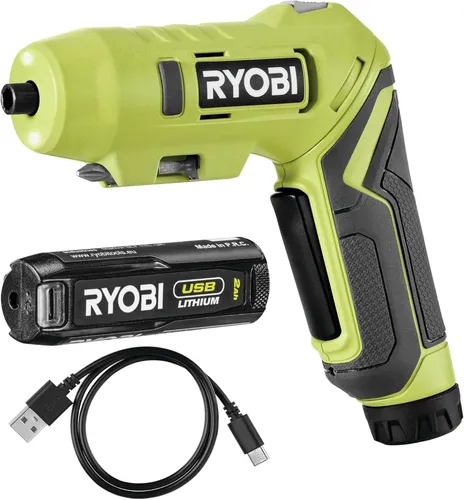 RYOBI 4 V USB-LITHIUM Akku-Knickschrauber RSDP4-120G von Ryobi