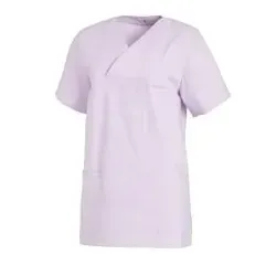 Leiber Schlupfkasack unisex kurzarm flieder - Arbeits- & Schutzkleidung, steriliserbar für hygienische Sicherheit, mit Brust- und Seitentaschen für praktischen Komfort.