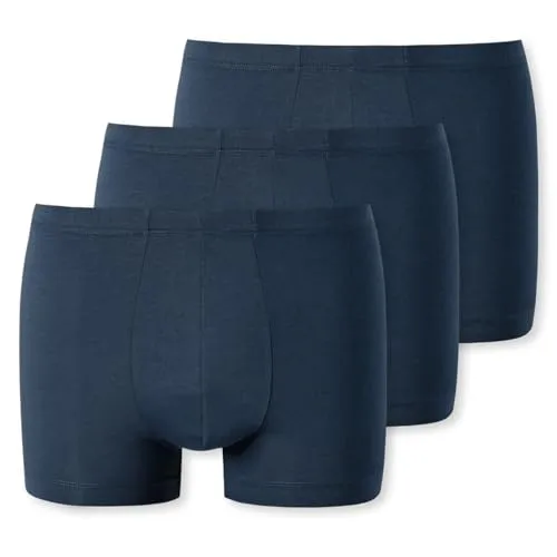 uncover by Schiesser - Basic Retro Short - 3er Pack (M Dunkelblau) - Retroshorts für Herren mit weichem Bündchen aus Baumwolle Stretch für optimalen Tragekomfort und perfekte Passform.