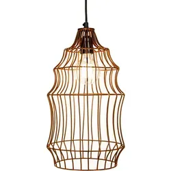 Vintage Pendelleuchte Range 41cm - Industrielle Kupfer-Look Hängelampe