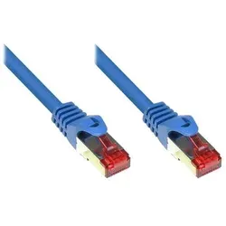 Kabelmeister® Patchkabel Cat. 6, S/FTP, 50m - Hochgeschwindigkeit - Netzwerkkabel mit RJ45 Steckern, Cat. 6 zertifiziert für hohe Übertragungsraten bis 250MHz, ideal für stabile Internetverbindungen.