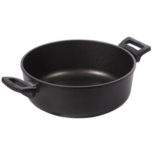 Eurolux Bratentopf Ø 24 cm rund Aluguss beschichtet klein Schmortopf Kasserolle