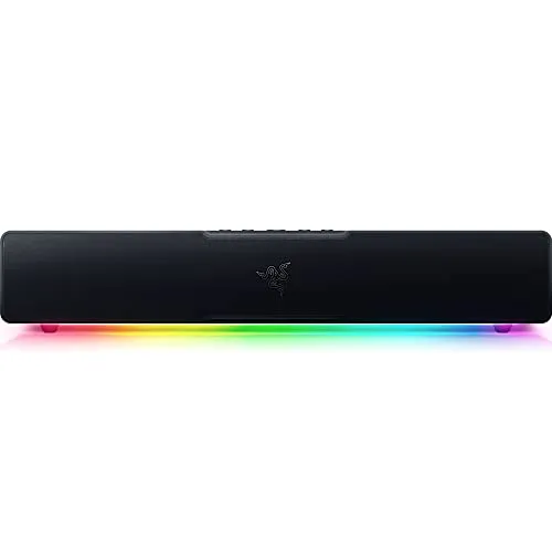 Razer Leviathan V2 X - Kompakte PC-Gaming-Soundbar mit Hi-Fi-Sound, Bluetooth 5.0 und RGB-Anpassungsmöglichkeiten für maximales Entertainment