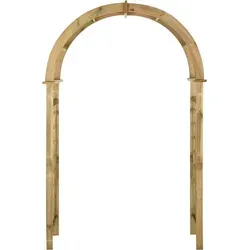 vidaXL Kiefer Imprägniert Gartenbogen für Kletterpflanzen - Rosenbogen aus grün imprägniertem Kiefernholz, stabil und langlebig – ideal für eine ansprechende Rankhilfe und Gestaltung deines Gartens.