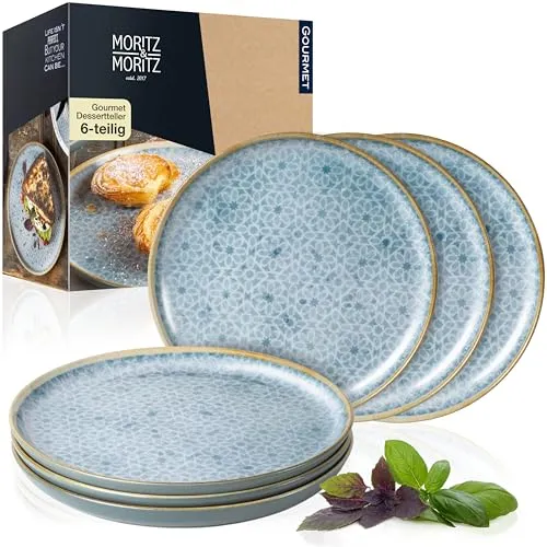 Moritz & Moritz TERRA Dessertteller Set in blau von Moritz & Moritz