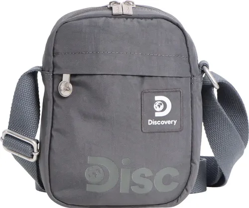Discovery Schultertasche Commuter mit RFID-Tasche KHAKI One Size - Praktische Schultertasche mit RFID-Schutz für sichere Aufbewahrung. Ideal für unterwegs, bietet sie schnellen Zugriff und Tragekomfort mit verstellbarem Schulterriemen. Maße: 16 x 19 x 4 cm, Gewicht: 0,23 kg.