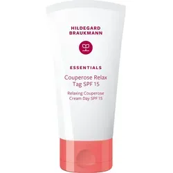 Hildegard Braukmann ESSENTIALS Couperose Relax Tag SPF 15 Gesichtscreme 50 ml - Tagescreme für empfindliche Haut mit grünem Tee und Feigwurz Extrakt, die Rötungen mildert und die Haut stärkt. Mit SPF 15 für zusätzlichen Sonnenschutz.