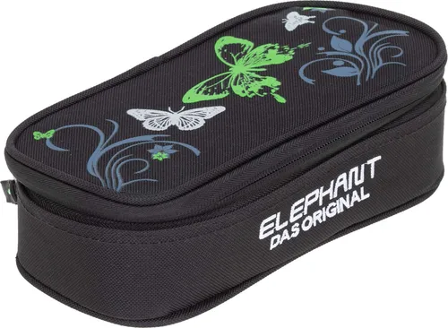 Mäppchen Box Large Elephant Hero Signature Federtasche Federmäppchen pencil case Butterfly Grün 12675