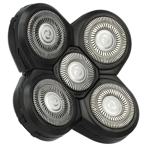 vhbw Ersatz-Scherkopf kompatibel mit Philips S7000-Serie S7310, S7370, S7530, S7720, S7780 Elektrorasierer, Schwarz