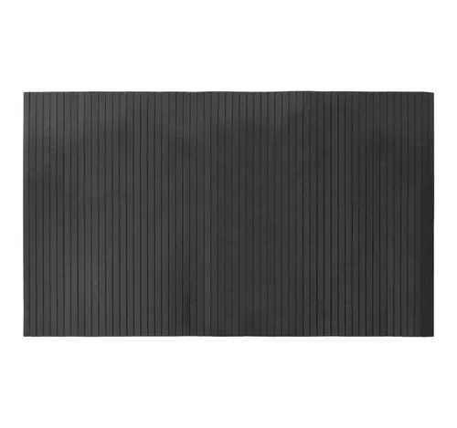 vidaXL Teppich Teppich Rechteckig Grau 60x100 cm Bambus, Rechteckig