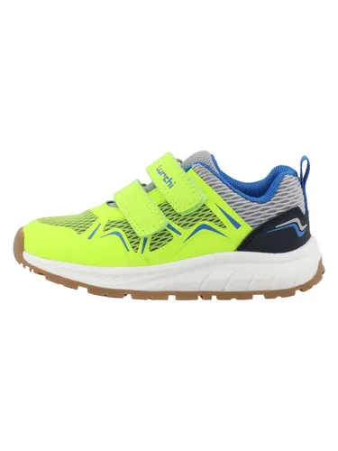 Lurchi 95L0083006 Sneaker, Lime, 33 EU Weit - Sneaker mit Klettverschluss, ideal für einen bequemen Tragekomfort im Sommer.