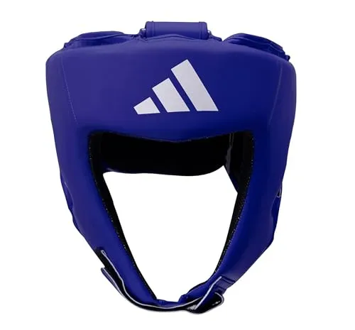 adidas Aibah1t/Bm Kopfschutz, blau, M - Kopfschützer für Kampfsport, langlebig und stoßdämpfend mit atmungsaktivem Anti-Rutsch-Futter für optimalen Komfort beim Training und Sparring.