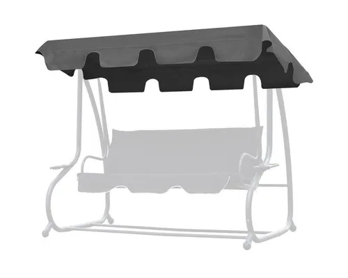 bonsport Hollywoodschaukelersatzdach – Hochwertiges Ersatzdach für Hollywoodschaukel - Hollywoodschaukel Ersatzdach aus 100% Polyester, PVC-beschichtet, wetterfest und langlebig für gemütliche Stunden im Freien.