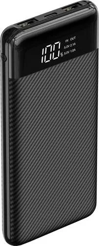 XCell Powerbank 10000 mAh LiPo Schwarz Statusanzeige