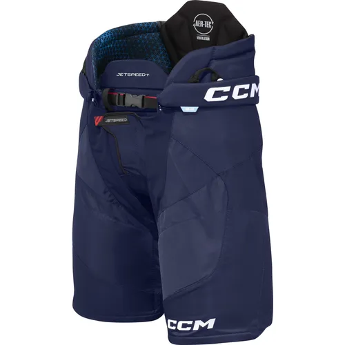 CCM JetSpeed + SR Hockeyhose (XL, Dunkelblau) - Hochwertige Hockeyhose für optimale Bewegungsfreiheit und Schutz. Ideal für den professionellen Einsatz auf dem Eis. Perfekte Passform in Größe XL.