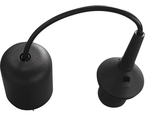 Lampenpendel E27 Zuleitung 60 cm schwarz Lampenaufhängung