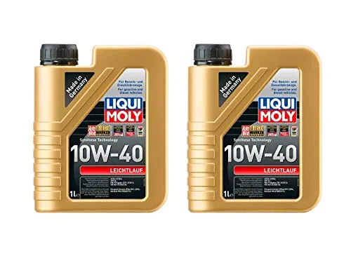 2x Original Liqui Moly 1L Leichtlauf 10W-40 Motoröl Motorenöl Öl Oil Motoroil