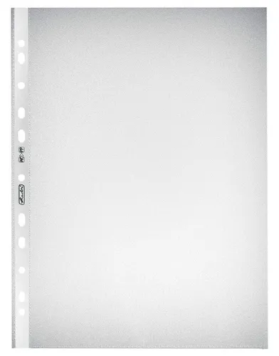 herlitz Prospekthülle DIN A5 genarbt 0,055 mm 100 Hüllen