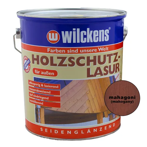 Holzschutzlasur Wilckens mahagoni 750ml Lasur Wetter Schutz (10,60€/1l)