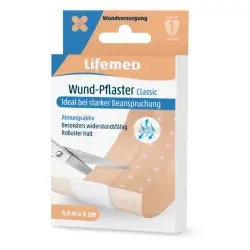 Lifemed® Wundpflaster Classic, 50 x 6 cm 99011 , 1 Packung = 1 Streifen