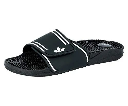 Lico Pool 430018 Herren Sandalen - Wanderschuhe mit rutschfester PVC-Laufsohle und regulierbarem Klettverschluss - ideal für Pool, Strand und Freizeit.