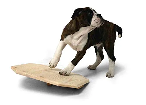 Produktbild SAUERLAND Holz-Wackelbrett für Welpen ca. L 40 x B 40 x H 10 cm, Hundespielzeug