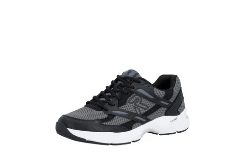 Rieker Camden Sneaker - Grau Textil für Herren - Stylische grauschwarze Sneaker von Rieker mit ultraleichter Laufsohle und herausnehmbarer Einlegesohle. Ideal für den Alltag und bequem dank atmungsaktivem Futtermix.
