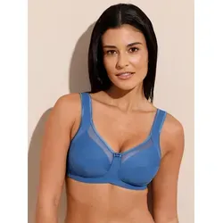 Anita Komfort BH Clara 5459 Gr. 80B - Blue Heaven - Funktionsunterwäsche mit bügellosen Cups für eine optische Verkleinerung der Brust, aus funktioneller Mikrofaser, ideal für optimalen Tragekomfort.