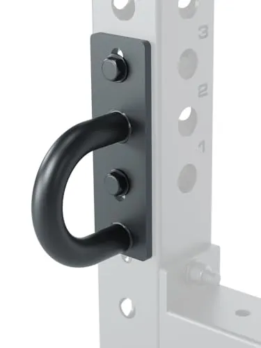 ATLETICA Battle Rope Holder | Stabile Halterung für Functional Training - Fitnesskleingeräte: Massive Halterung für Battle Ropes, platzsparend montierbar am Power Rack, sorgt für maximale Sicherheit und kontrollierte Bewegungen.