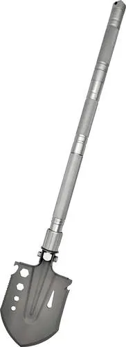 Berger & Schröter 27006 Klappspaten mit Tasche - Multifunktionsspaten für Outdoor-Aktivitäten, verstellbar bis 74 cm, ideal als Schaufel, Hacke, Hammer oder Axt - perfekt für Abenteuer in der Natur.